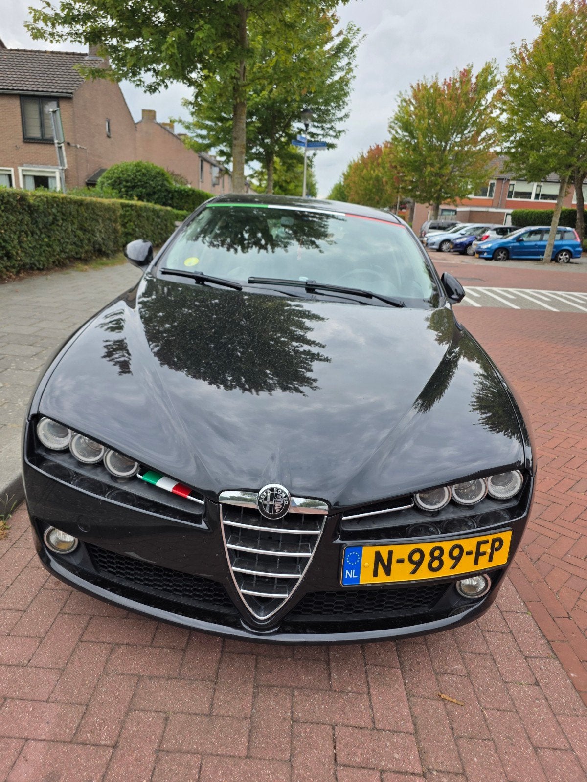 Alfa Romeo 159 2.2 JTS SW 2008 Zwart, Auto's, Alfa Romeo, Voorwielaandrijving, Apple Carplay, Zwart, 4 cilinders