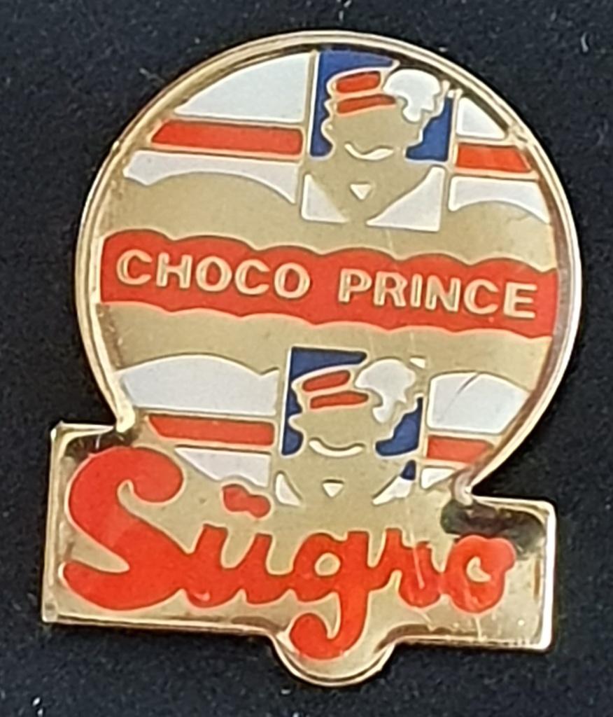 Sügro Choco Prince - Pin, Ophalen of Verzenden, Zo goed als nieuw, Merk, Speldje of Pin