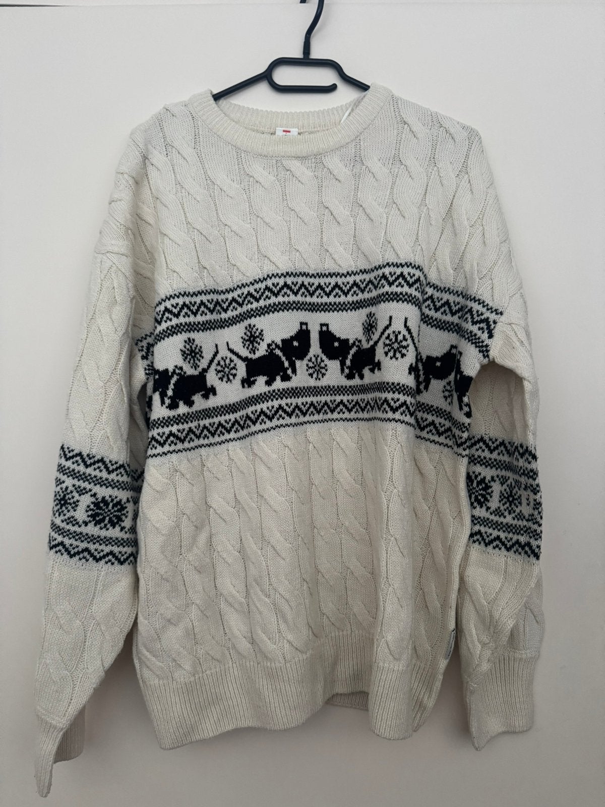 HEMA Takkie Scandinavische wintertrui / kersttrui maat L, Verzenden, Zo goed als nieuw, Maat 46/48 (XL) of groter, Meerkleurig