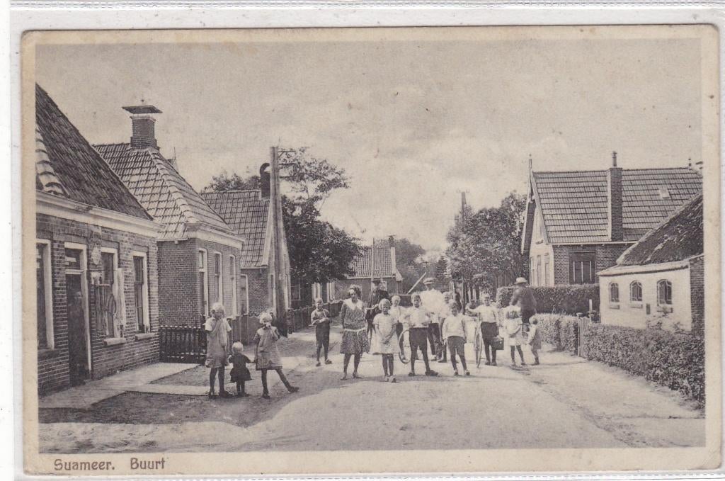 Suameer-Buurt 1930, Verzamelen, Verzenden, 1920 tot 1940, Gelopen, Friesland
