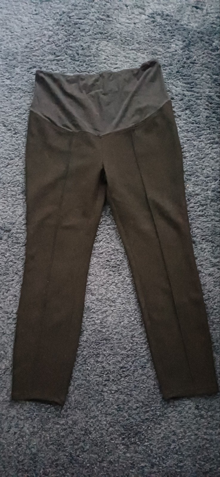 Comfortabele warme casual zwangerschapsbroek, Zwart, Bpc mama, Gedragen, Broek of Spijkerbroek