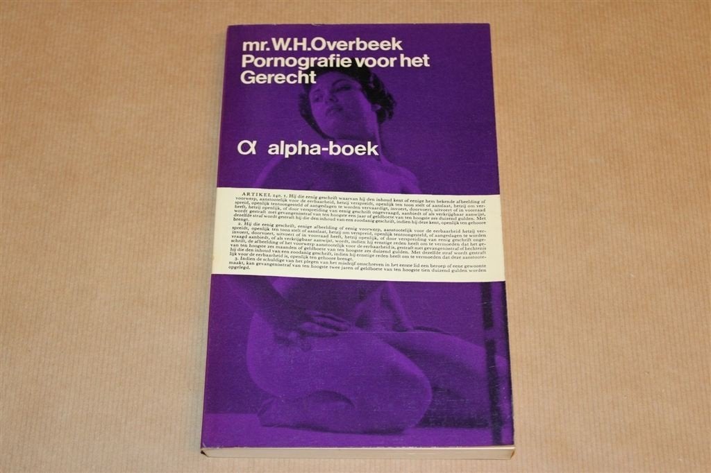 Pornografie voor het Gerecht [1966] — Zeldzaam, Ophalen of Verzenden, Gelezen, Nederland