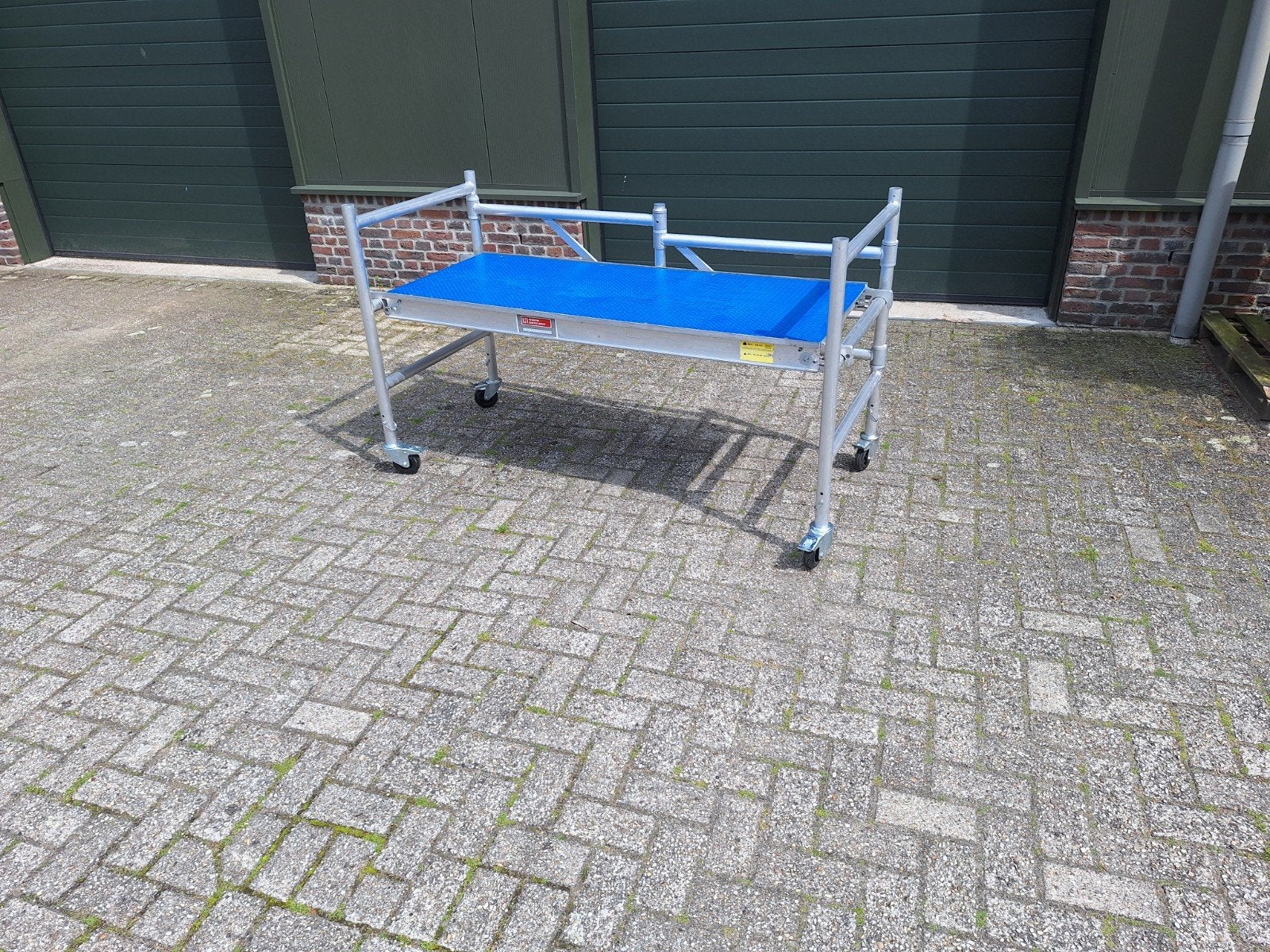 Kamersteiger, Ophalen, Rolsteiger of Kamersteiger, Minder dan 2 meter