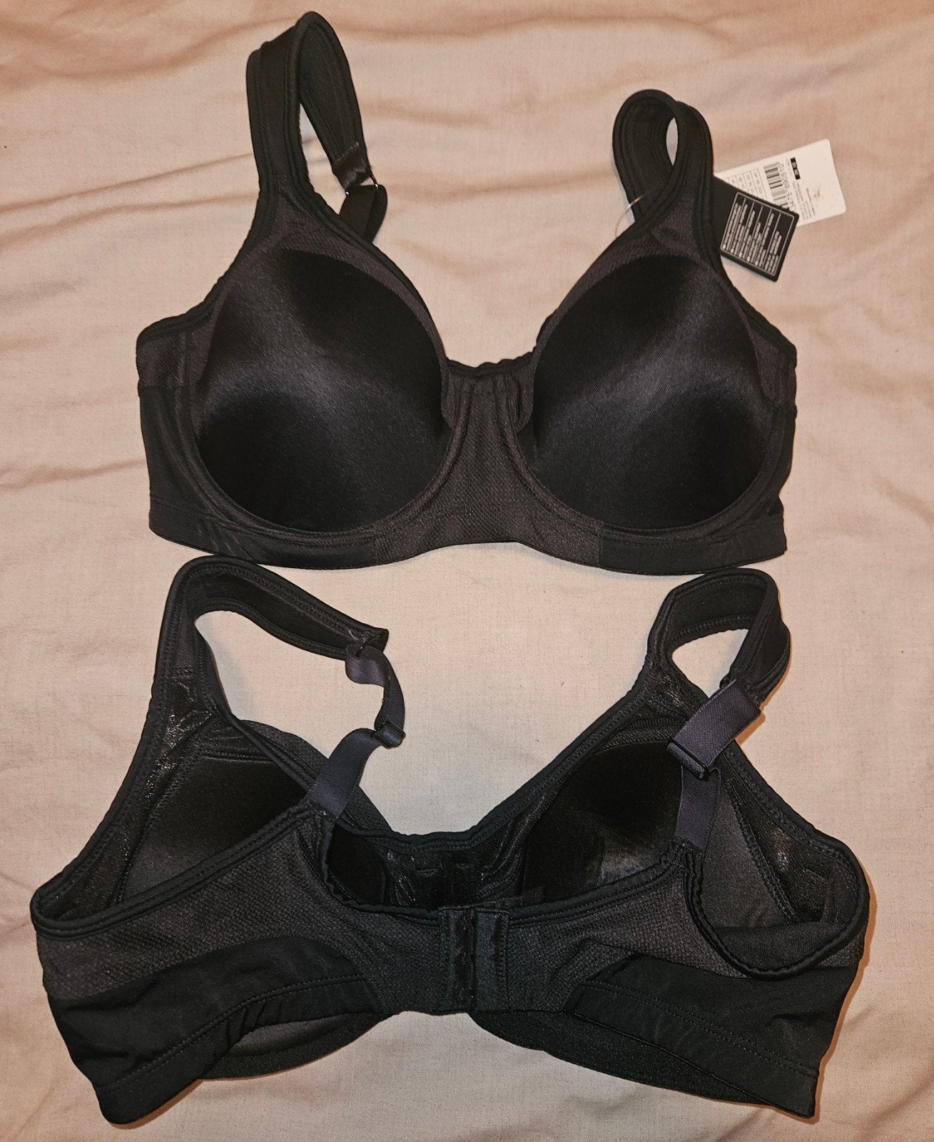 2 SPORT BH'S 85B, Hema, Ophalen of Verzenden, Zwart, BH