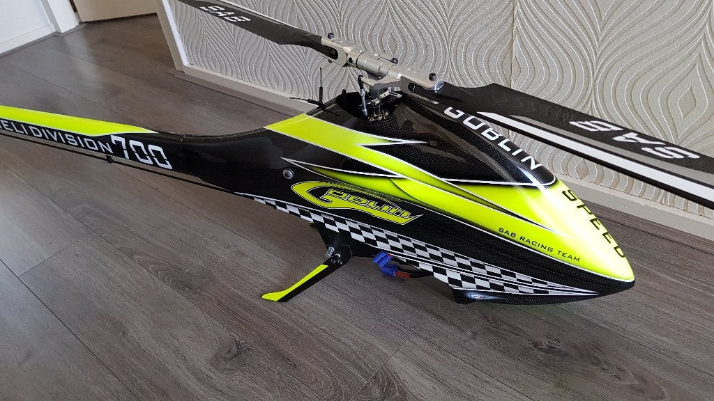 Sab Goblin Speed 700 - Align - Spirit GTR - Hobbywing 260A, Ophalen, Gebruikt, Elektro, Helikopter