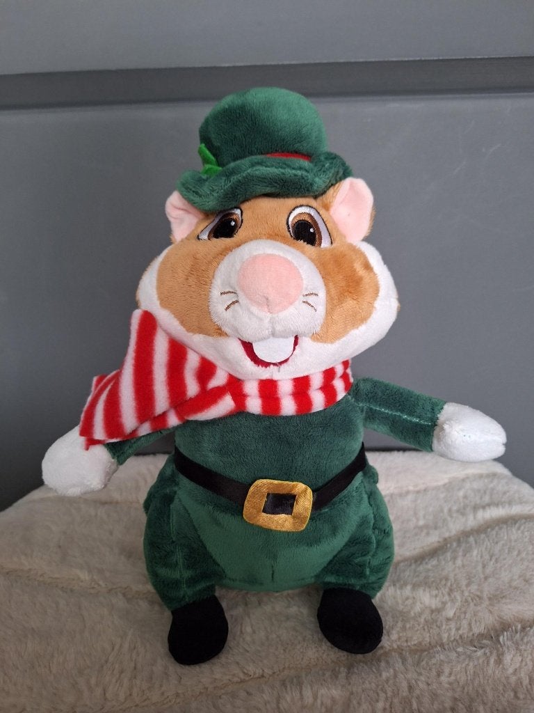 AH hamster winter met groen pakje en sjaal, Albert Heijn, Overige typen, Ophalen of Verzenden, Zo goed als nieuw