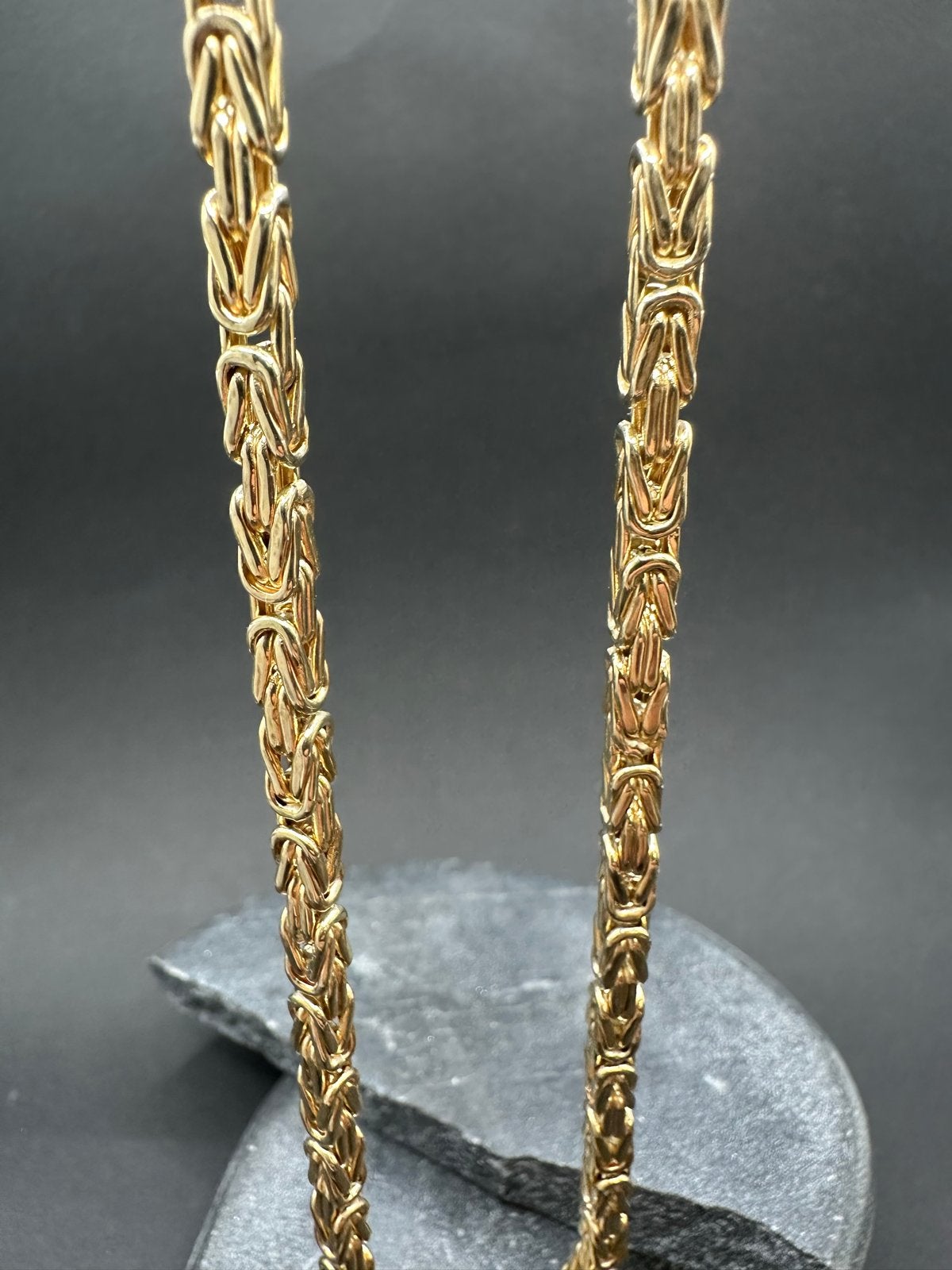 14k Gouden Koningsketting 3,5 mm - Nieuw, Sieraden, Tassen en Uiterlijk, Kettingen, Ophalen of Verzenden, Nieuw, Goud