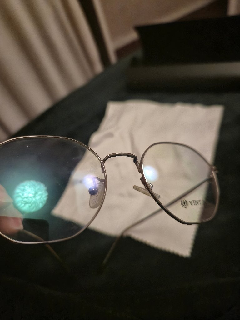 Foto 16 van Round, vintage-style metal glasses