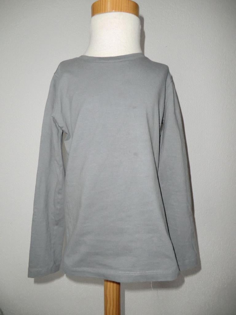 PERSIVAL grijze longsleeve 116-122 in ~~nieuw~~ staat, Kinderen en Baby's, Kinderkleding | Maat 116, Verzenden, Zo goed als nieuw