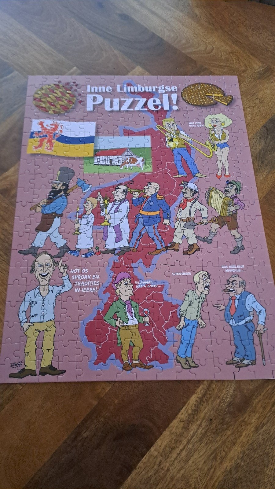 Inne Limburgse Puzzel! - 300 stukjes, Ophalen of Verzenden, Minder dan 500 stukjes, Zo goed als nieuw, Legpuzzel