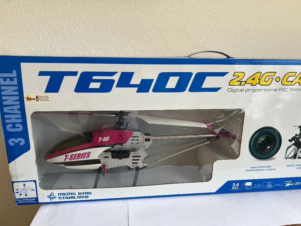 T-40C Shuttle 2.4  met  Camera, Elektro, Helikopter, Ophalen of Verzenden, Zo goed als nieuw