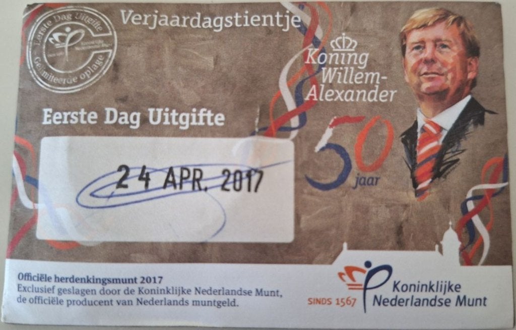Coincard 2017 - Het Verjaardagstientje - EDU, Verzenden, Overige landen, 2 euro, Setje