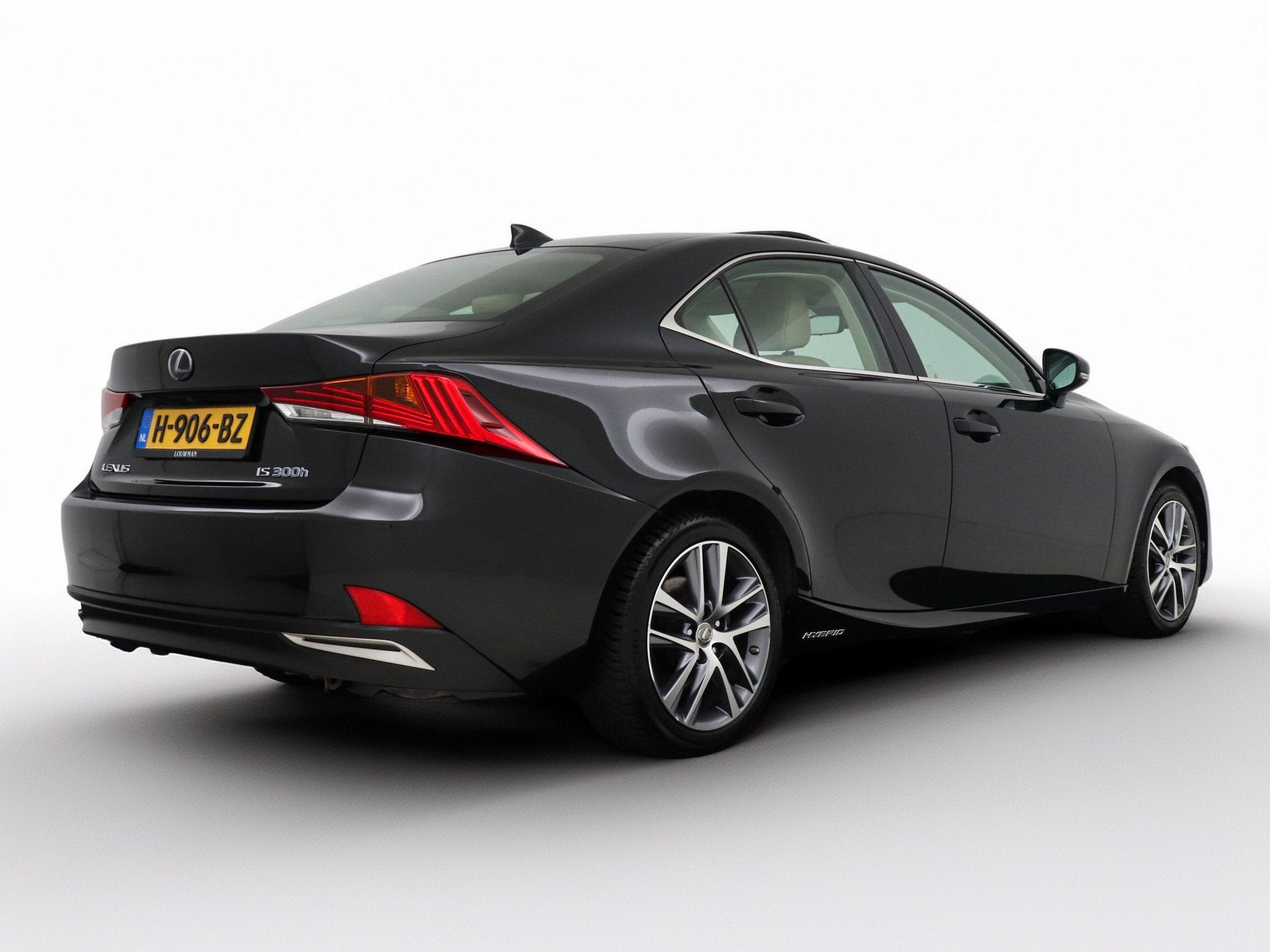 Lexus IS 300h Luxury Line | Schuif/Kantel Dak | Lederen bekl, Auto's, Automaat, Achterwielaandrijving, Gebruikt, Zwart