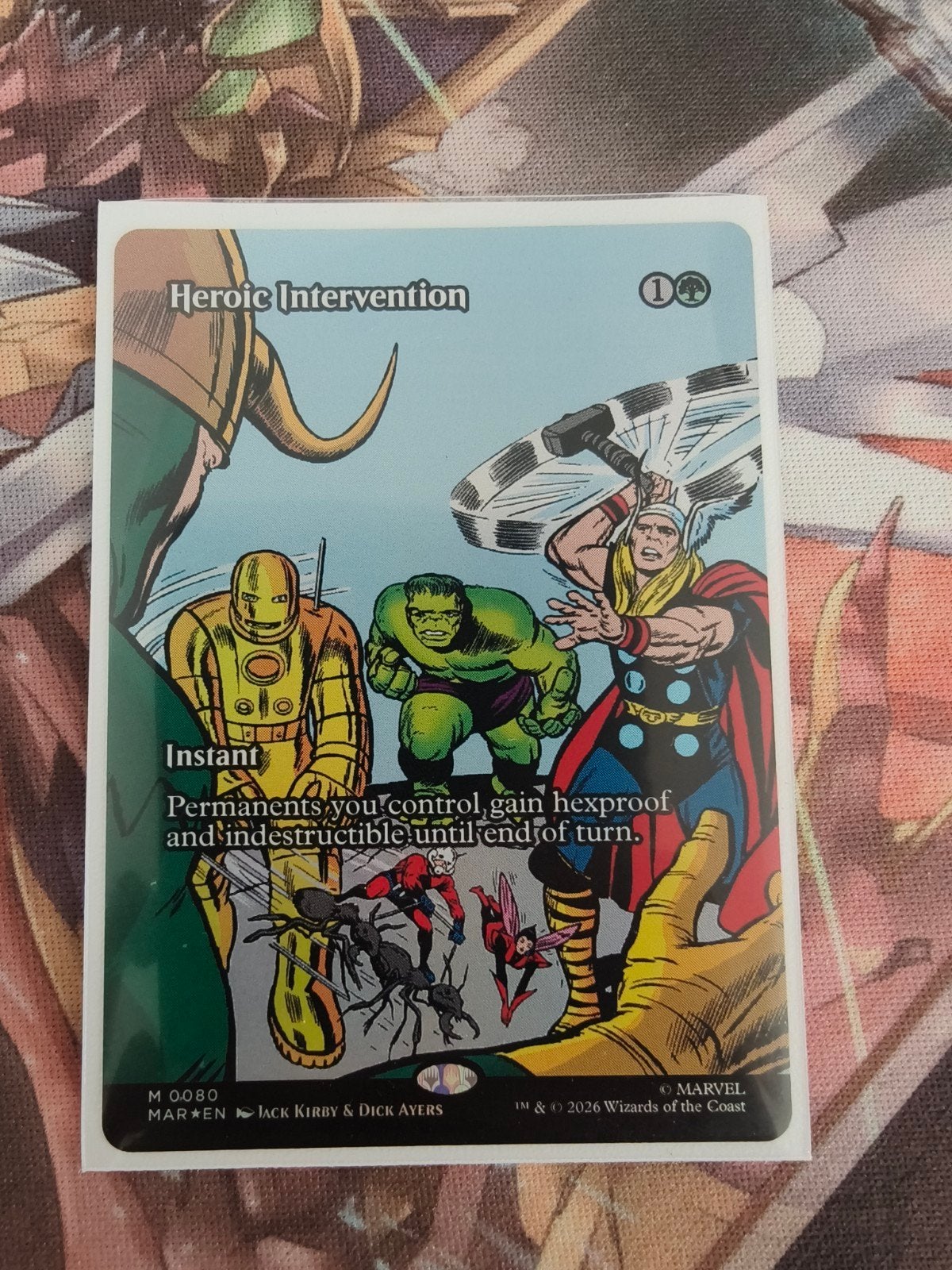 Heroic Intervention Marvel Magic: The Gathering Kaart, Ophalen of Verzenden, Zo goed als nieuw, Losse kaart
