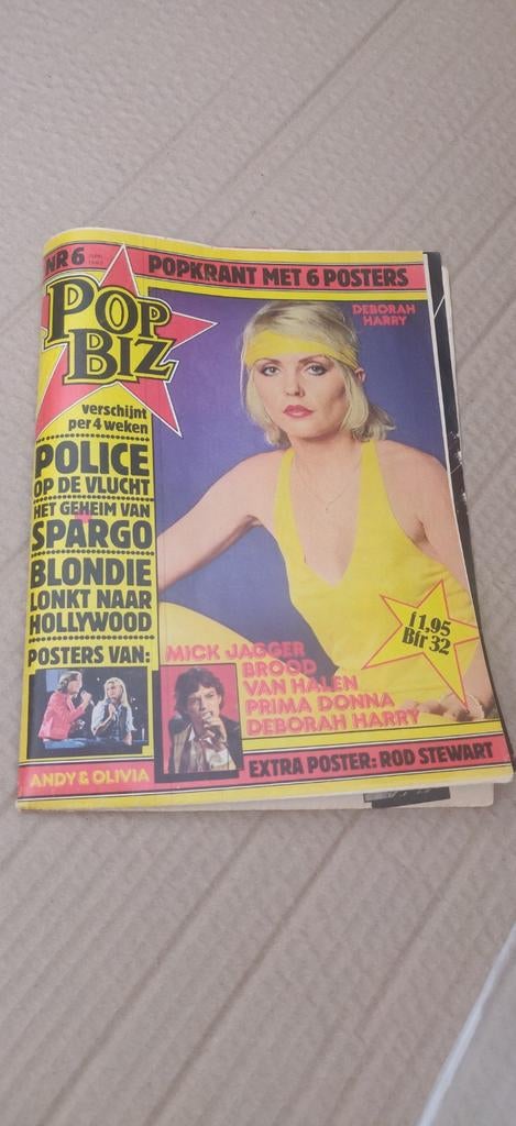 Popbiz met Kiss blondie Herman brood, Ophalen of Verzenden, 1980 tot heden, Tijdschrift