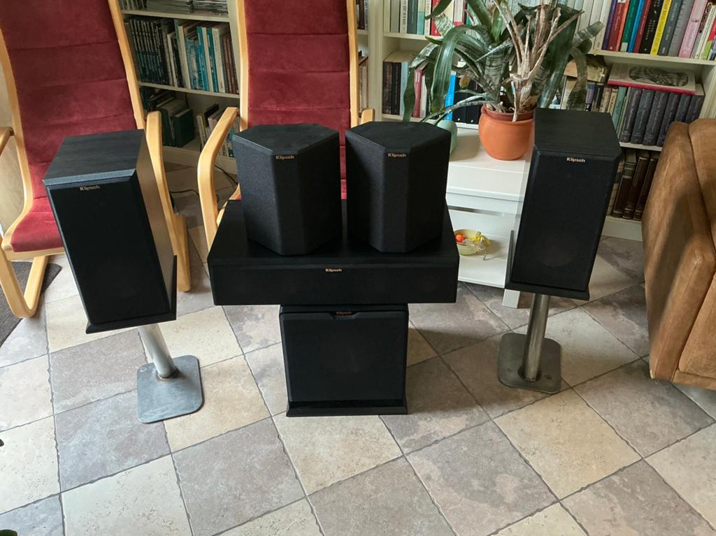 Prachtige Klipsch Reference Premiere 5.1 Set, Audio, Tv en Foto, Luidsprekers, Zo goed als nieuw, Front, Rear of Stereo speakers