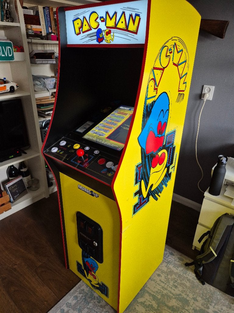 Arcade1Up - Pac-Man Deluxe Arcade Machine met 14 retro games, Ophalen, Overige genres, 2 spelers, Zo goed als nieuw