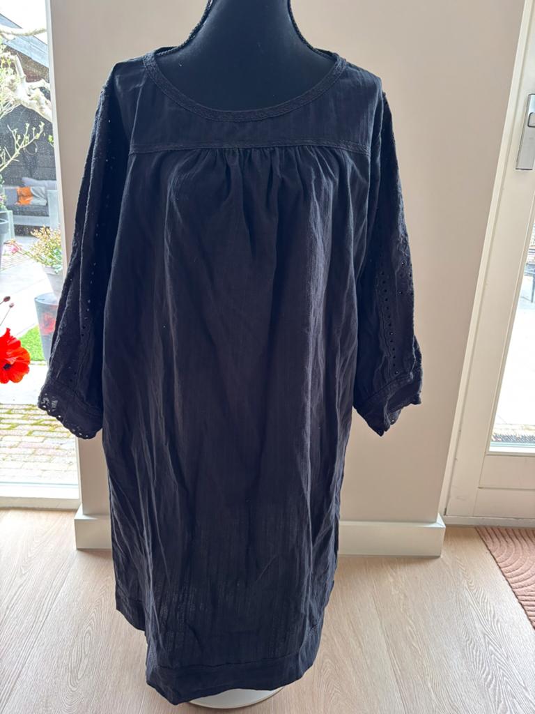 Norah jurk / lange blouse mt. 46, Zwart, Maat 46/48 (XL) of groter, Ophalen of Verzenden, Gedragen