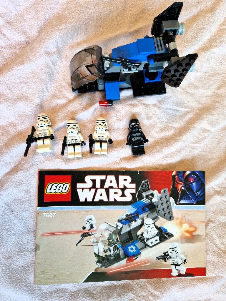 Lego Star Wars Imperial dropship 7667 uit 2008!, Ophalen of Verzenden, Zo goed als nieuw, Actiefiguurtje
