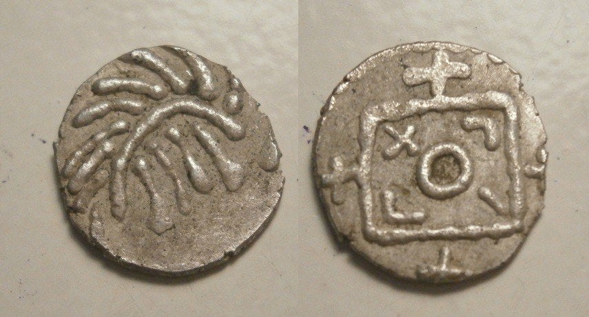 Friese gebieden 700-765 Sceatta e150 - Vals -, Vóór koninkrijk, Zilver, Losse munt, Overige waardes