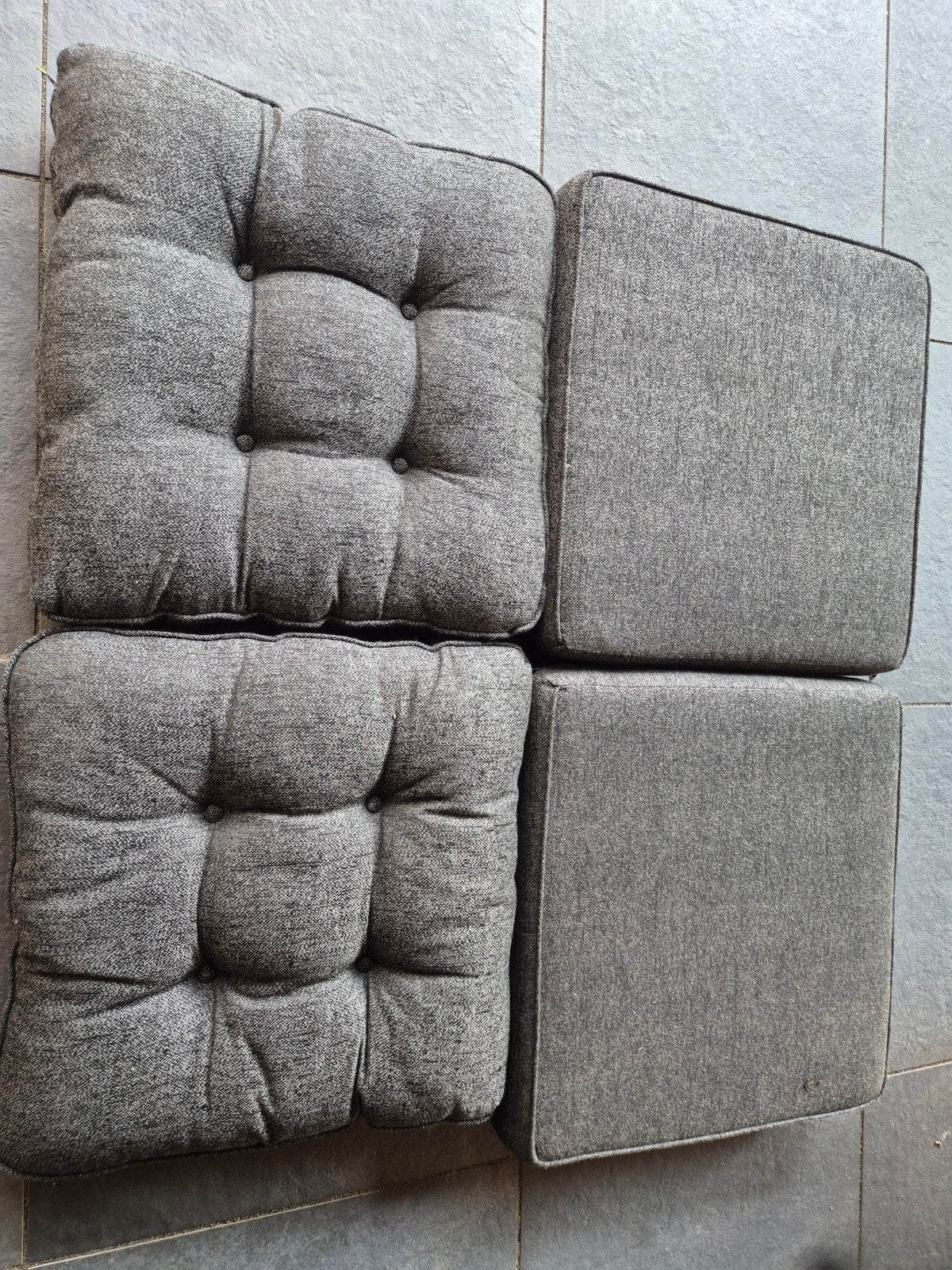 Set loungeset kussens, Tuin en Terras, Ophalen, Gebruikt