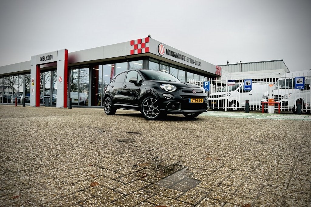 Fiat 500X 1.3 150PK Sport | CAMERA | CARPLAY + ANDROID | ADA, 12 maanden, Gebruikt, 4 cilinders, Zwart