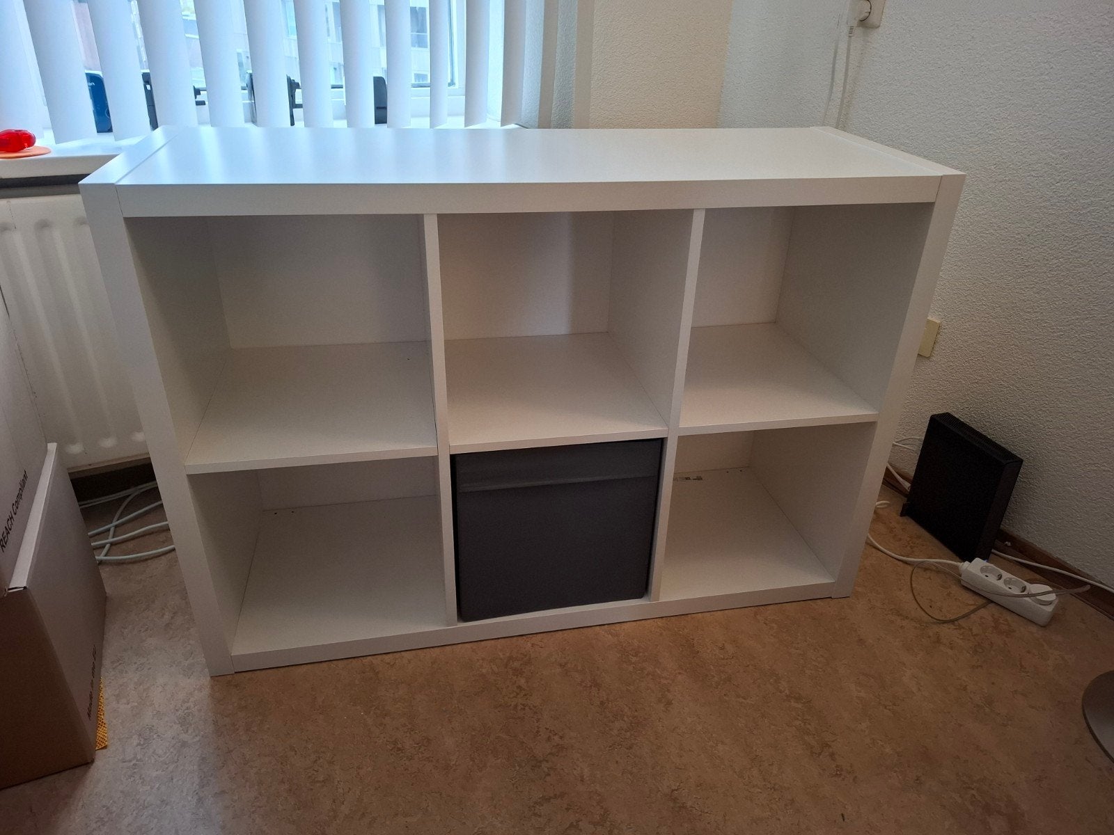 witte kalkax kast 6 vakken, Ophalen, 25 tot 50 cm, Minder dan 150 cm
