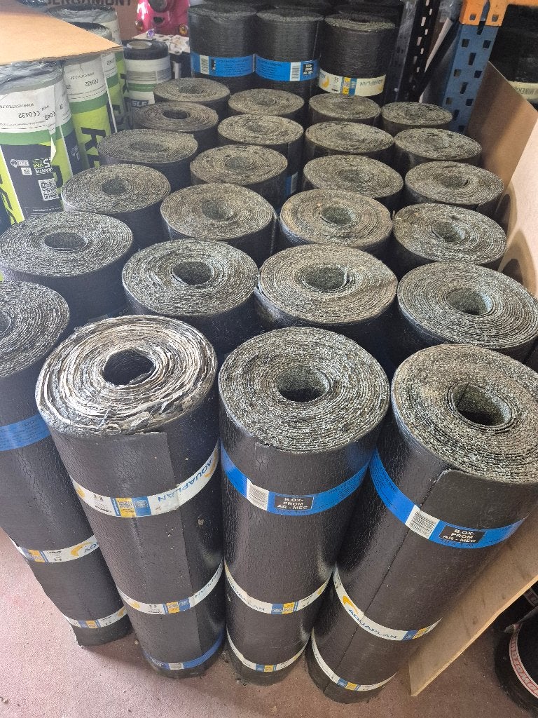 Aquaplan Toplaag Brandrol 4mm met Leislag l Vanaf €55 excl., Ophalen, Overige materialen, Zwart, Nieuw