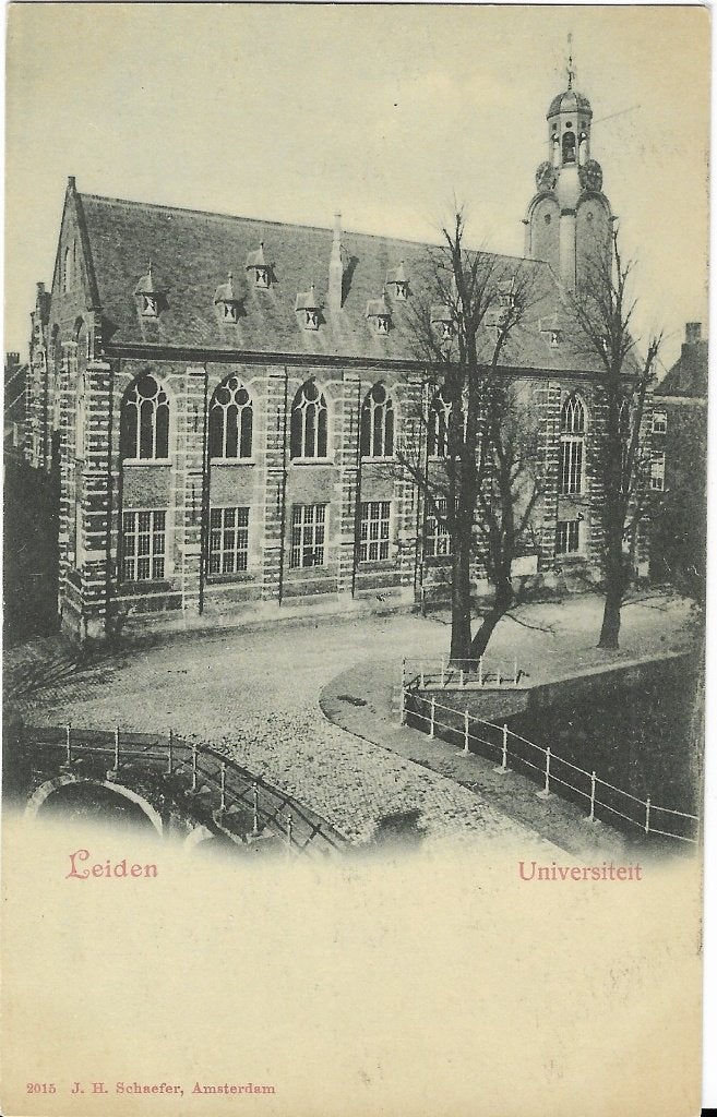 Leiden, Universiteit, Academie, brug, Verzenden, Voor 1920, Ongelopen, Zuid-Holland
