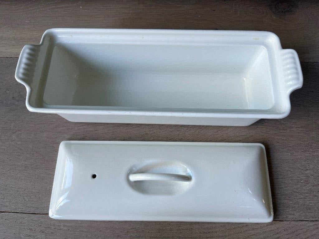 Le Creuset ovenschaal cake schaal wit, Le Creuset, Verzenden, Wit, Overige materialen