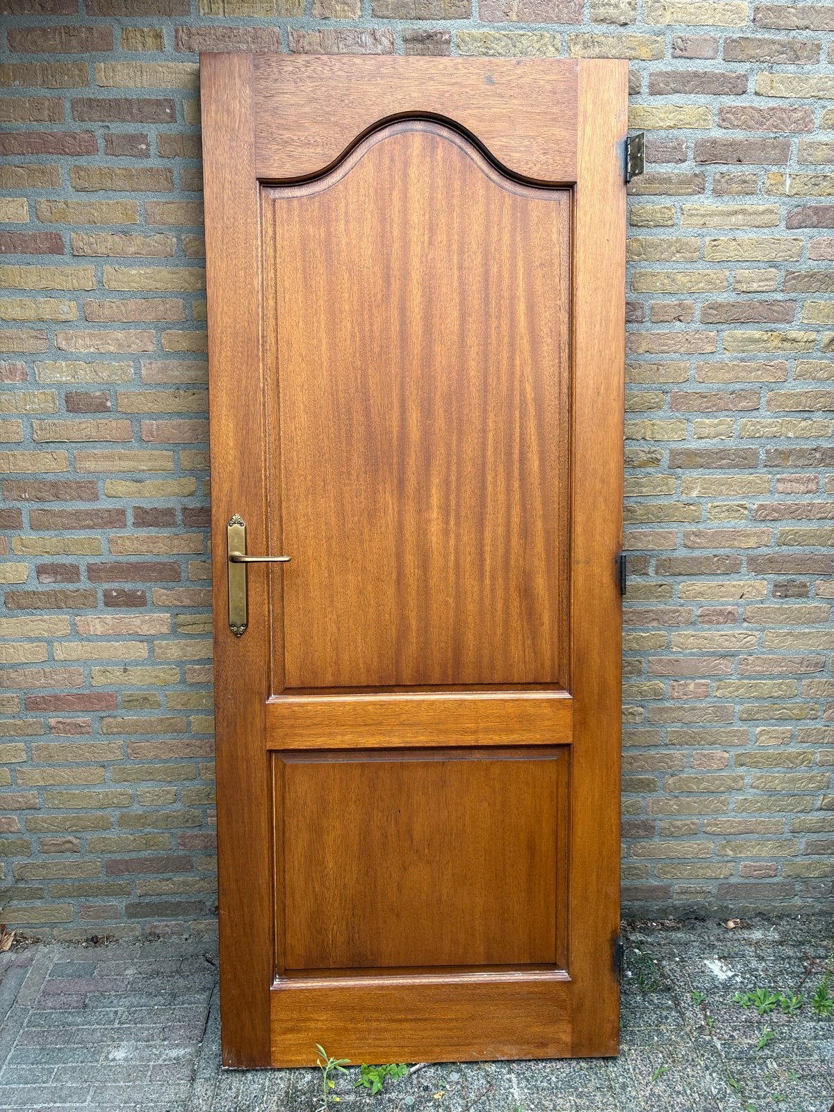 Massieve houten binnendeur met klassieke uitstraling, Ophalen, Gebruikt, 80 tot 100 cm, Binnendeur