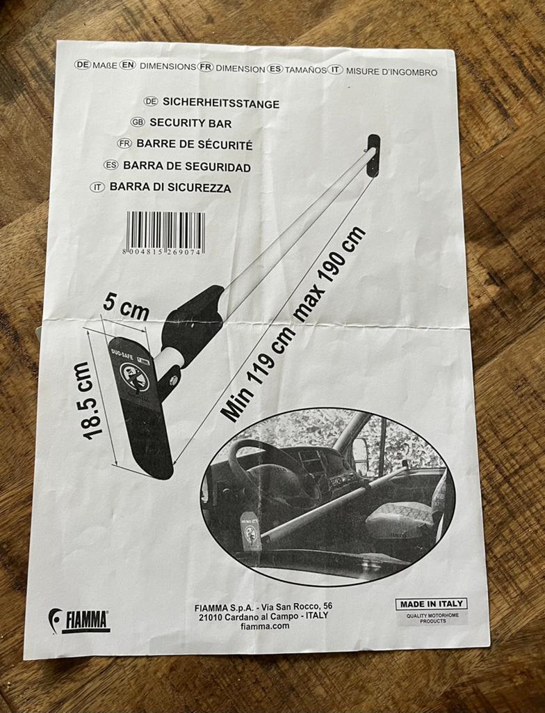 Duo-safe Pro van Fiamma, Ophalen, Nieuw