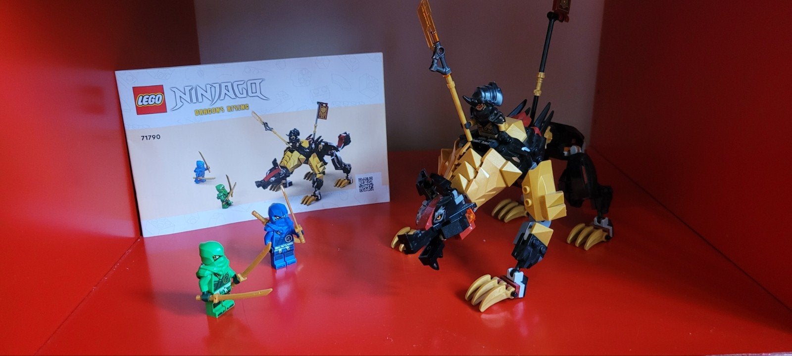 LEGO Ninjago 71790 - Lloyd's Drakenkracht Spinjitzu, Ophalen of Verzenden, Zo goed als nieuw, Overige merken