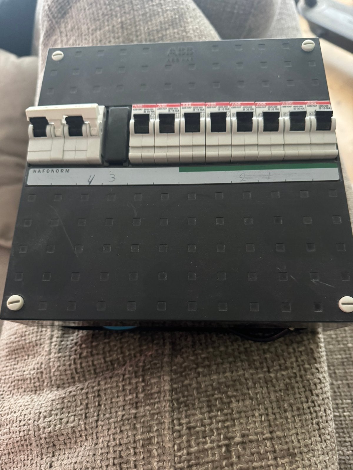 ABB hafonorm groepenkast, Ophalen of Verzenden, Gebruikt, ABB, Groepenkast