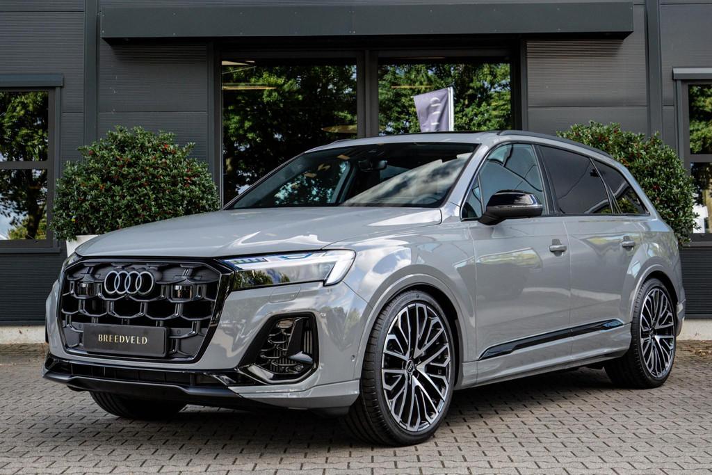 Audi SQ7 4.0 TFSI 507pk 7p Nardo Grey, Keramisch, B&O Advanc, Automaat, SQ7, 2240 kg, Gebruikt