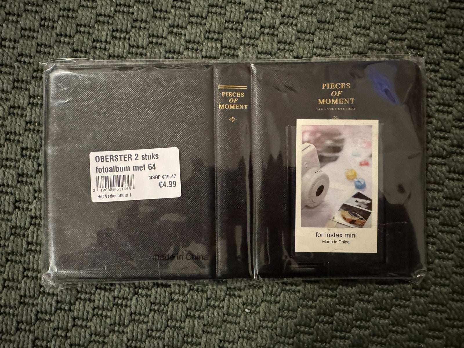 2x Fotoalbum voor Instax Mini – 64 foto’s – Nieuw, Ophalen of Verzenden, Nieuw