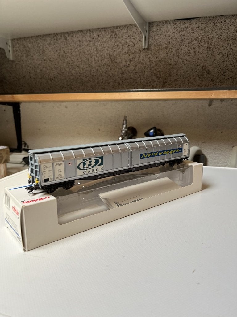 Märklin 48032 HO schuifwandwagen Nordwaggon van B-Cargo, Wisselstroom, Ophalen of Verzenden, Märklin, Nieuw