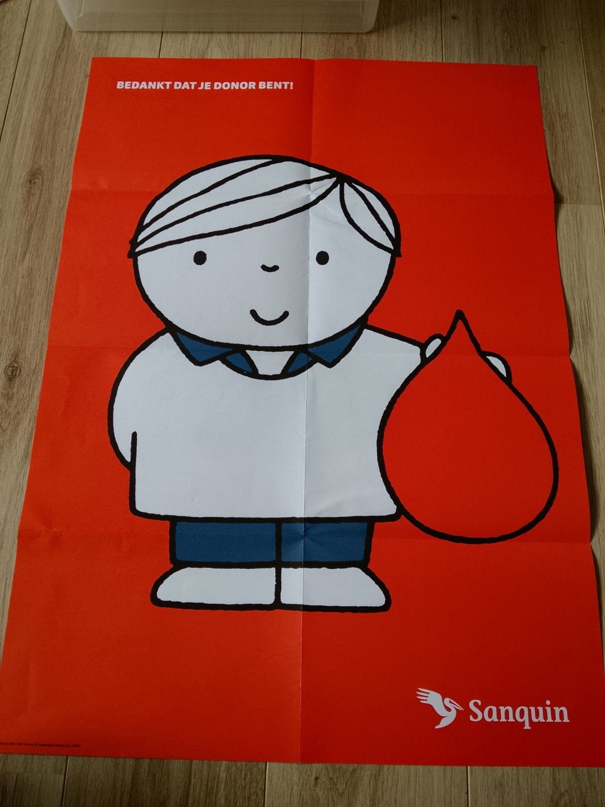 Bloedverwant #1 Posterzine voor donors - Sanquin - Bruna, Ophalen of Verzenden, 1980 tot heden, Nederland, Tijdschrift