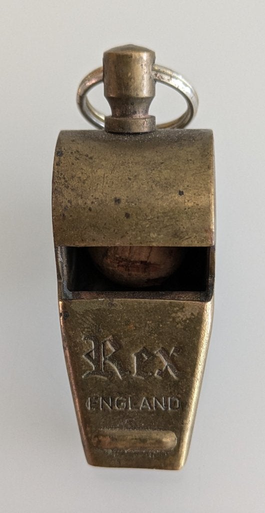 Vintage REX Fluitje ww2 Militaria / scheidsrechter jaren 40, Ophalen of Verzenden