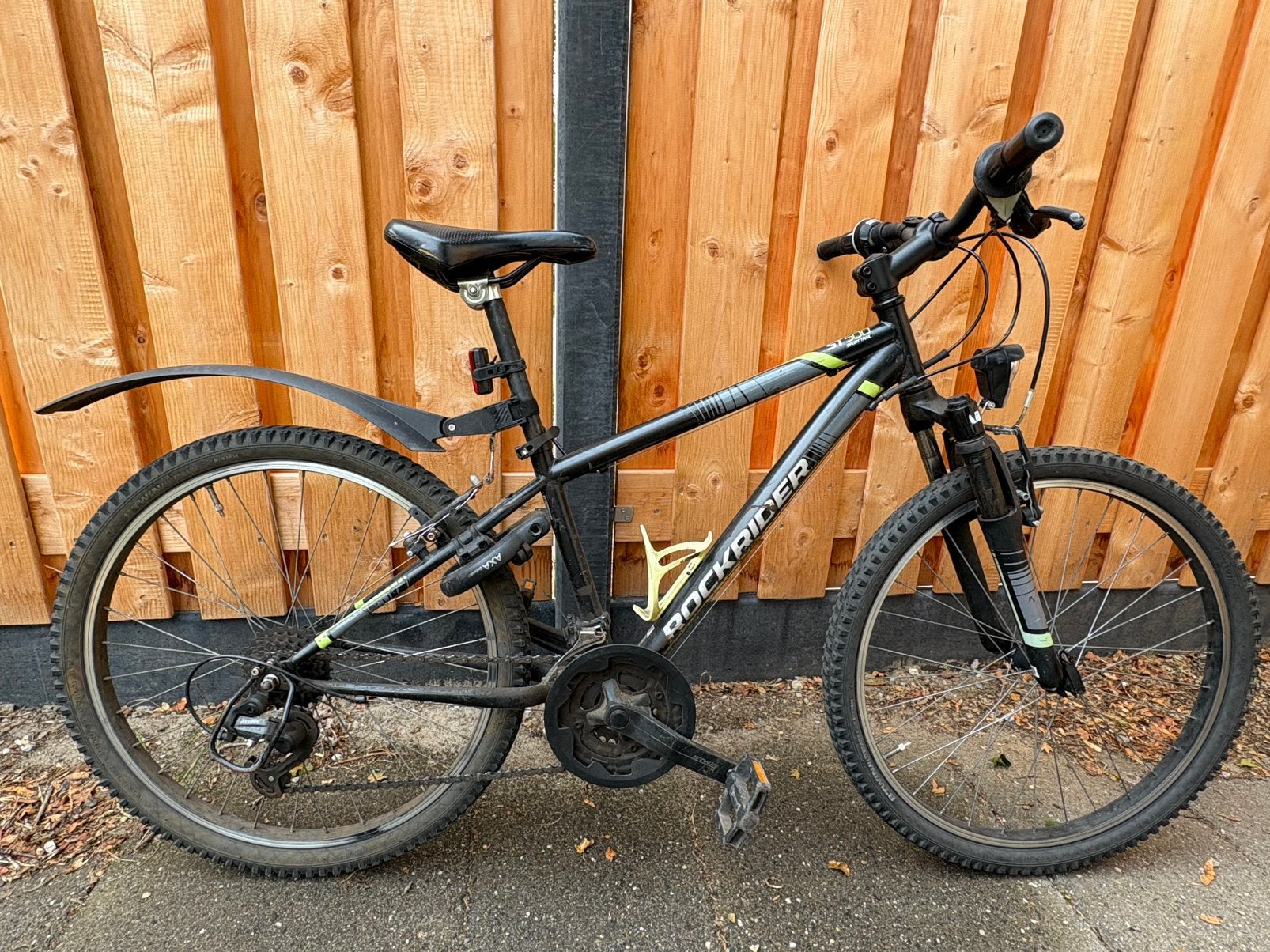 Stoere Decathlon Rockrider ST 500 jongensfiets (24 inch), Minder dan 45 cm, Ophalen, Zo goed als nieuw, Overige merken