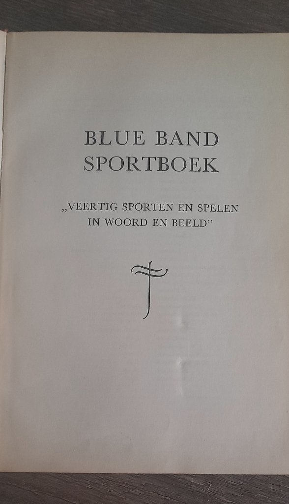 Blue Band Sportboek - 40 sporten en spelen in woord en beeld, Ophalen of Verzenden, Gelezen, Onbekend, Overige sporten
