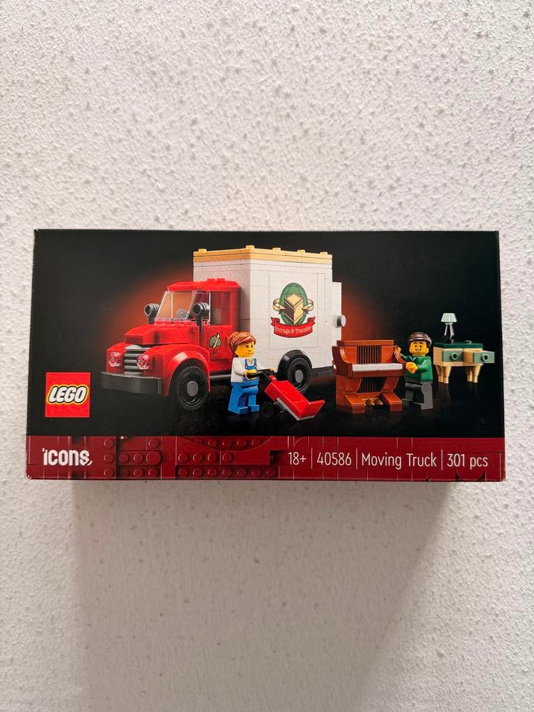 Nieuwe Lego Icons Verhuiswagen (40586) - 301 stuks, Ophalen, Nieuw, Complete set, Lego
