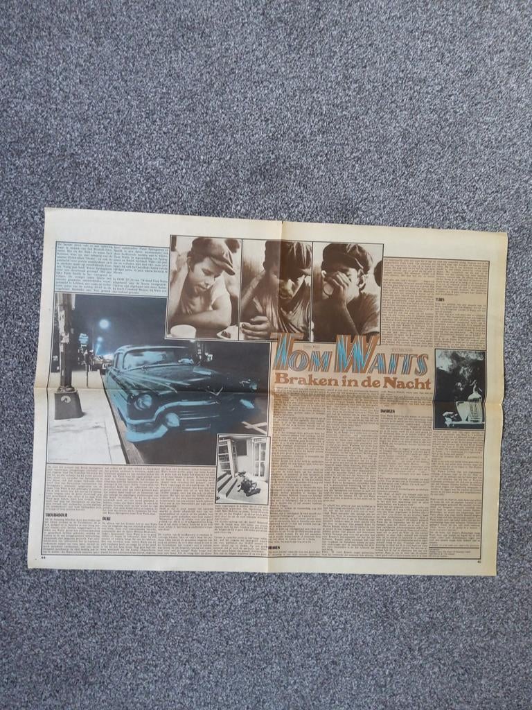 Tom Waits    1 euro, Ophalen of Verzenden, Zo goed als nieuw, Foto of Kaart