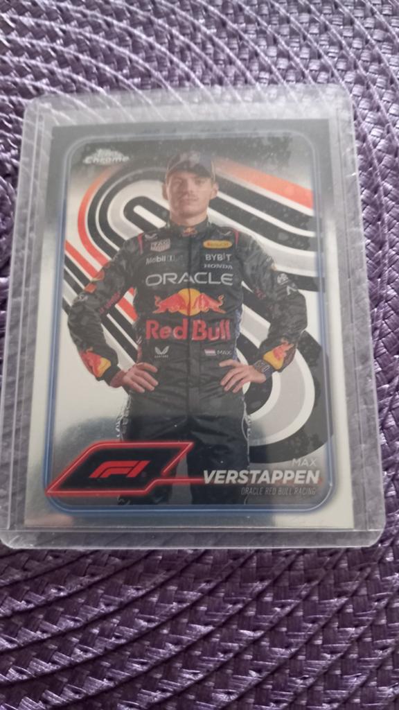 Max Verstappen Topps Chrome F1 Kaart - Red Bull Racing, Ophalen of Verzenden, Zo goed als nieuw, Formule 1
