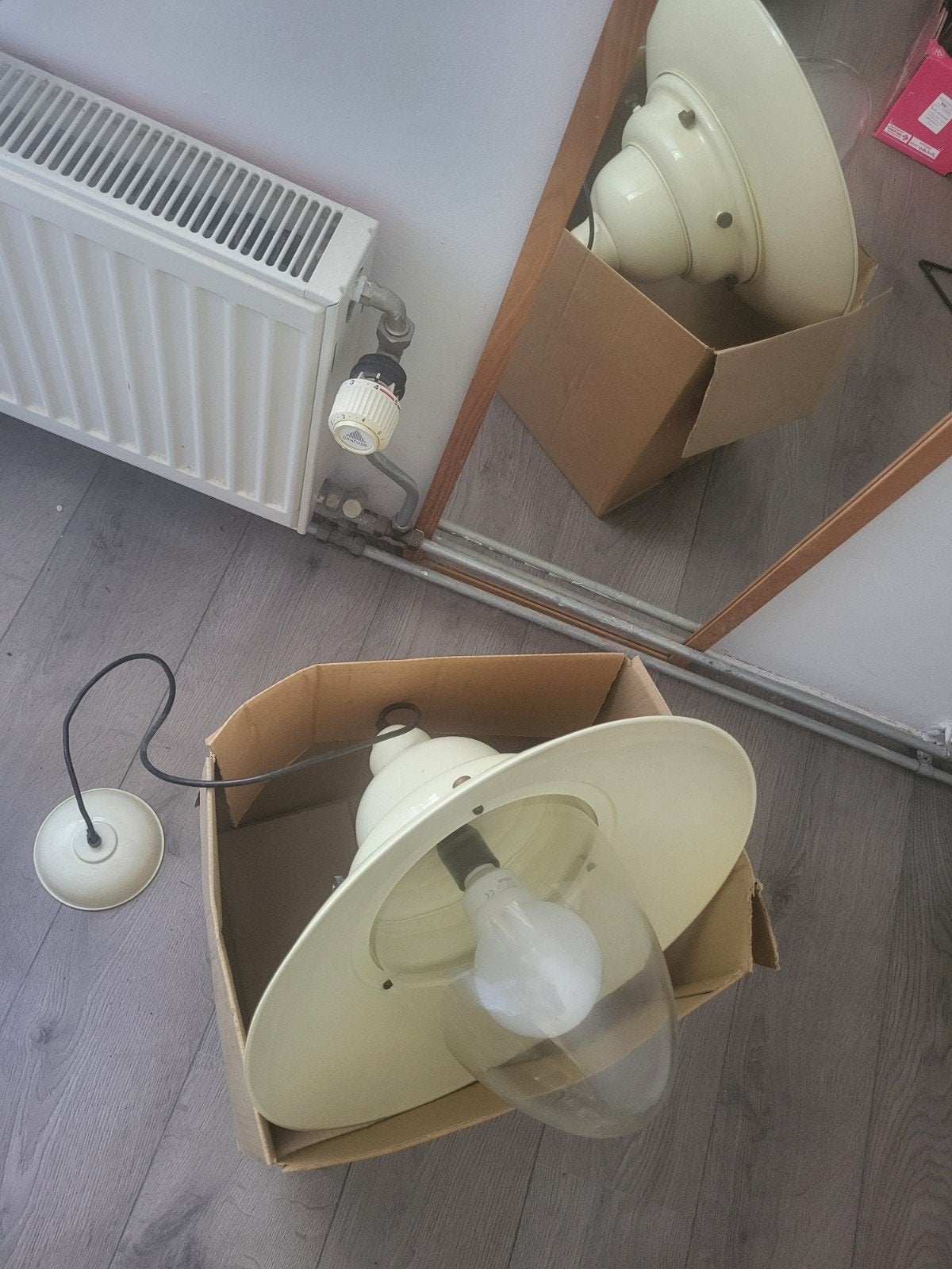 Scheepslamp, vintage hanglamp, Ophalen