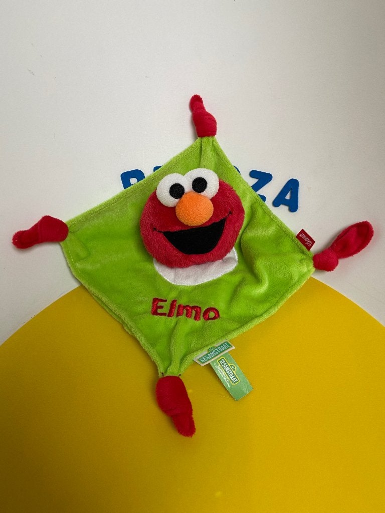 K3156 sesamstraat doekje elmo groen, Ophalen of Verzenden, Zo goed als nieuw, Overige typen