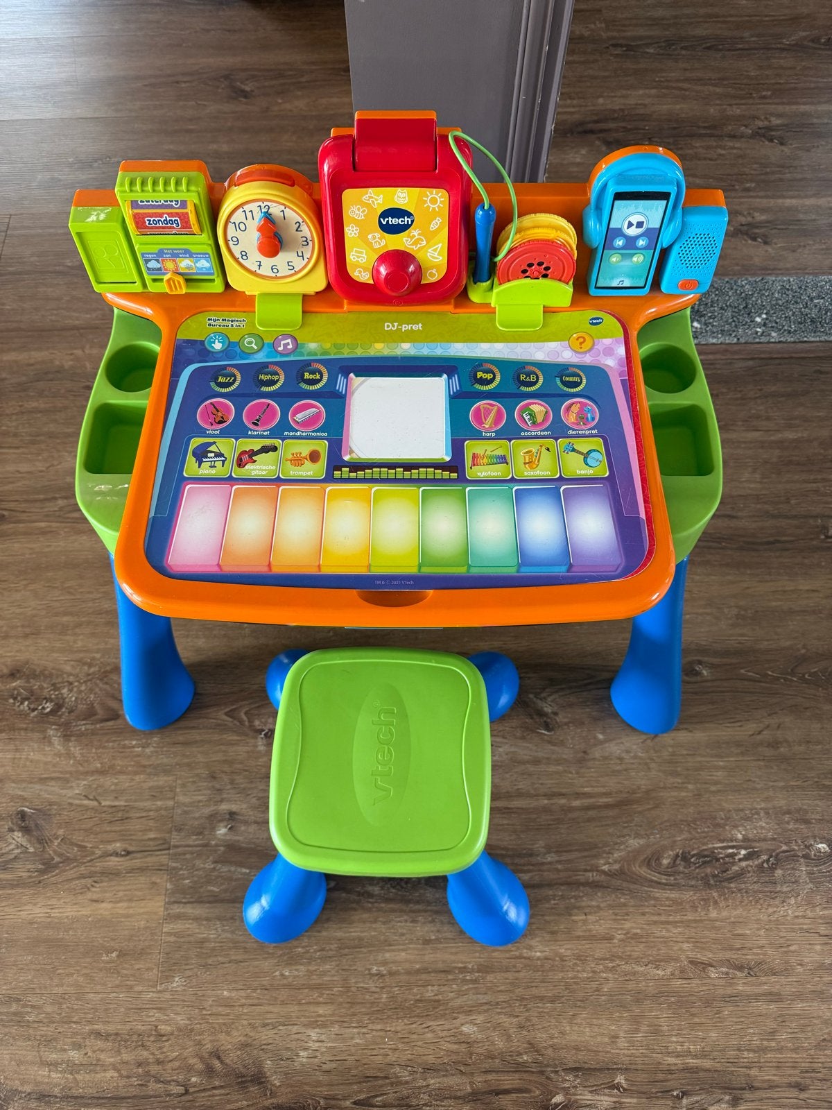 VTech Mijn Magisch Bureau 5-in-1 met krukje, Ophalen of Verzenden, Gebruikt, Knutselen, Met licht
