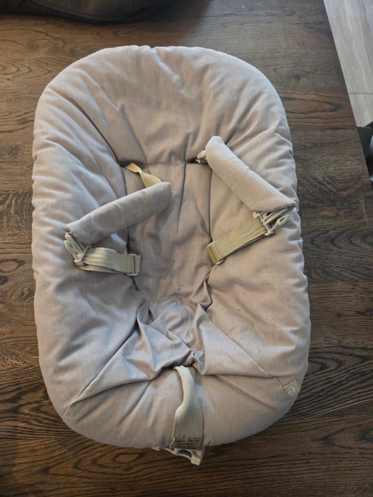 Stokke Tripp Trapp Newborn Set Hoes Grijs, Kinderen en Baby's, Overige Kinderen en Baby's, Ophalen of Verzenden, Gebruikt