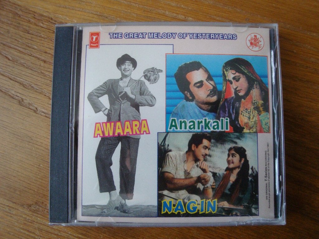 Awaara + Anarkali + Nagin (Bollywood soundtracks), Cd's en Dvd's, Import, Gebruikt, Ophalen of Verzenden, Bollywood