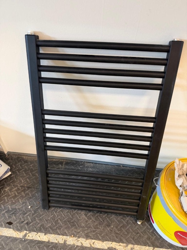 Zwarte radiator, Ophalen, 30 tot 80 cm, Radiator, Nieuw